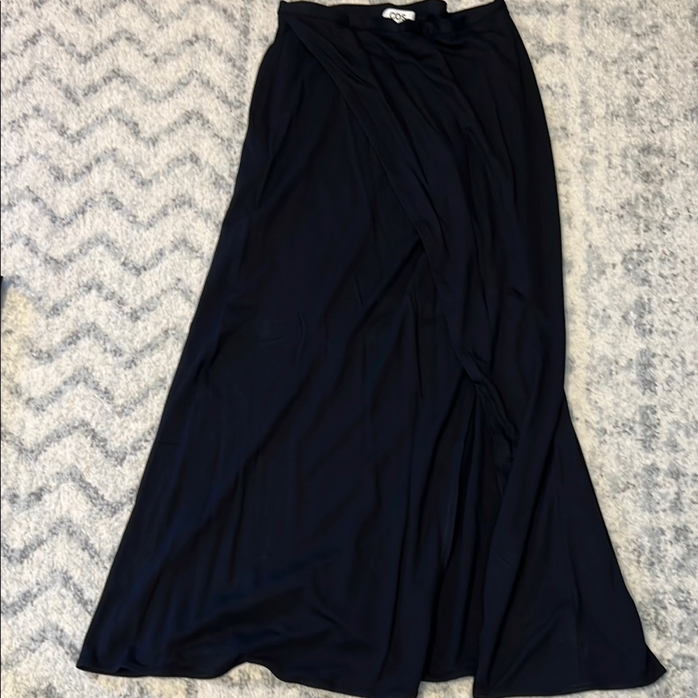 COS Black Maxi Skirt